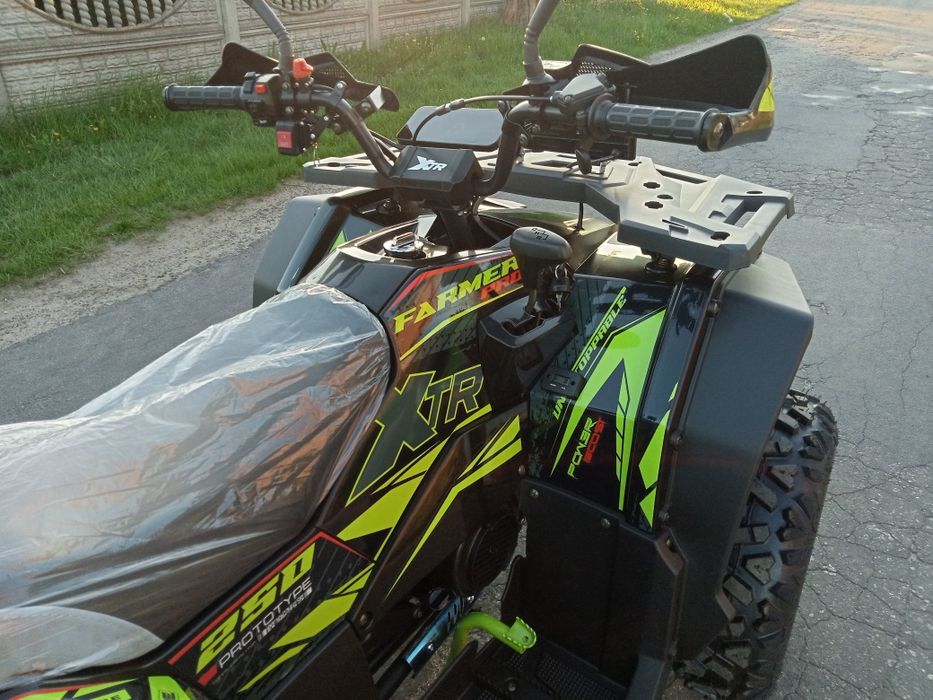 Quad XTR FARMER PRO 250 ALU NOWY duży wyciągarka full opcja