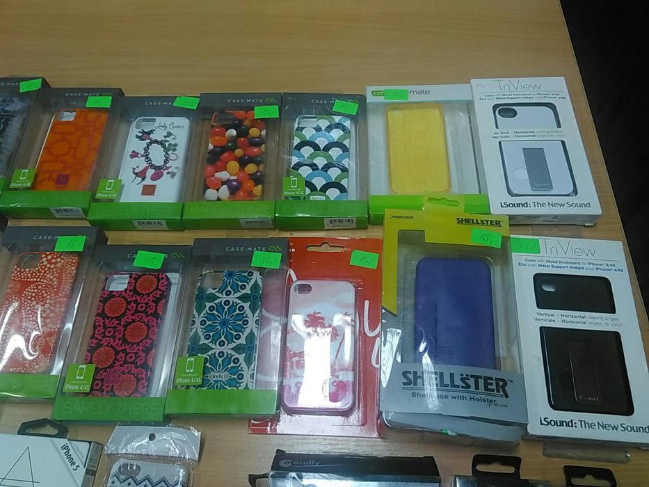 Zestaw etui pokrowców iPhone 4 4s 5 3 plecki szkło hartowane folia