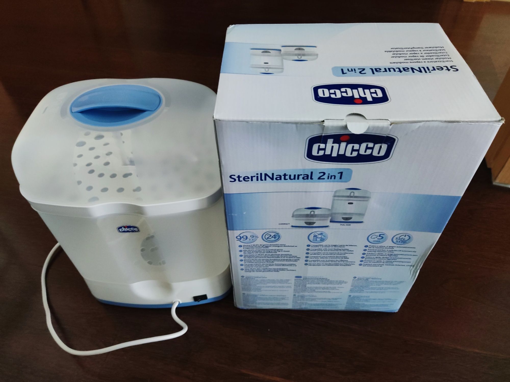 Esterilizador Chicco 2 em 1