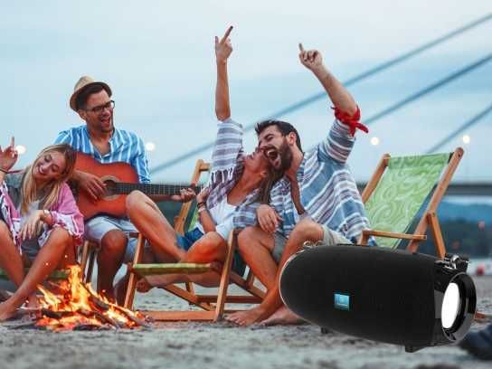 Techancy T534 Altifalante Sem Fio Portatil Com Bluetooth