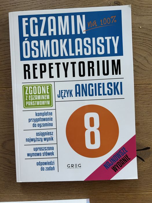 Arkusze egzaminacyjne i repetytoria  klasa 8