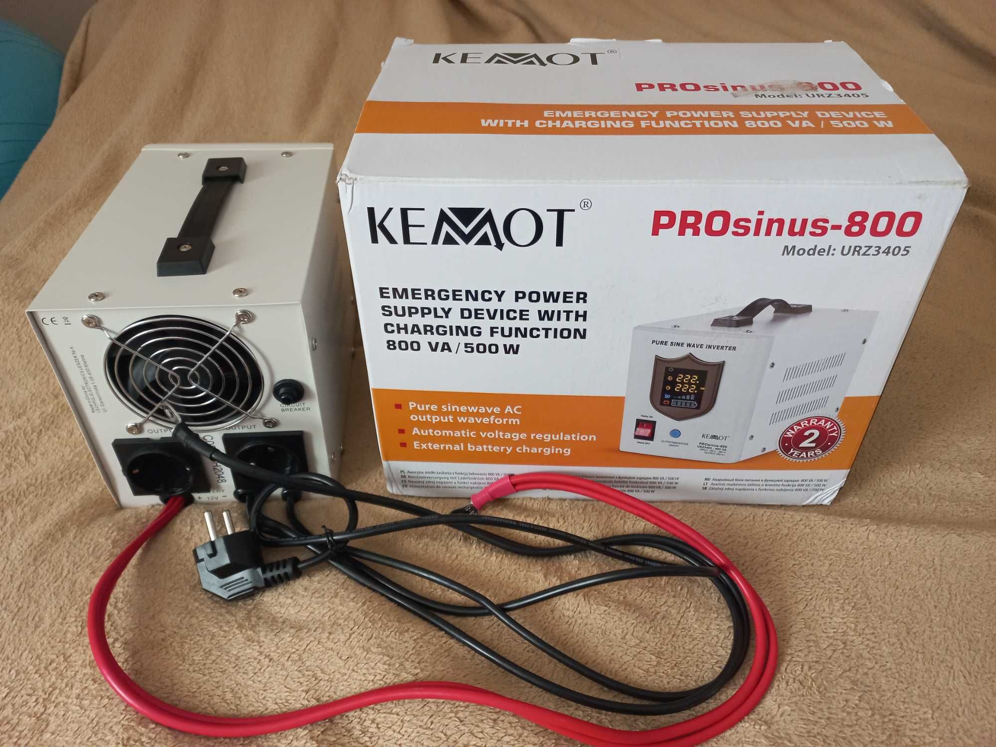 Инвертор для отопления/резервного электроснабжения, Kemot, 500Wt