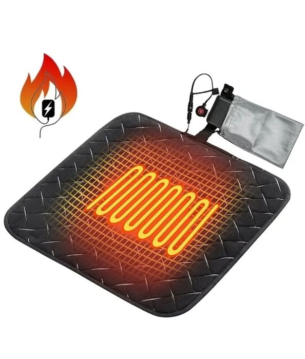 Підстилка, килимок із підігрівом Folem KM від USB (PowerBank) для Кріс