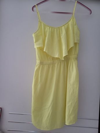 Sukienka letnia żółta S M