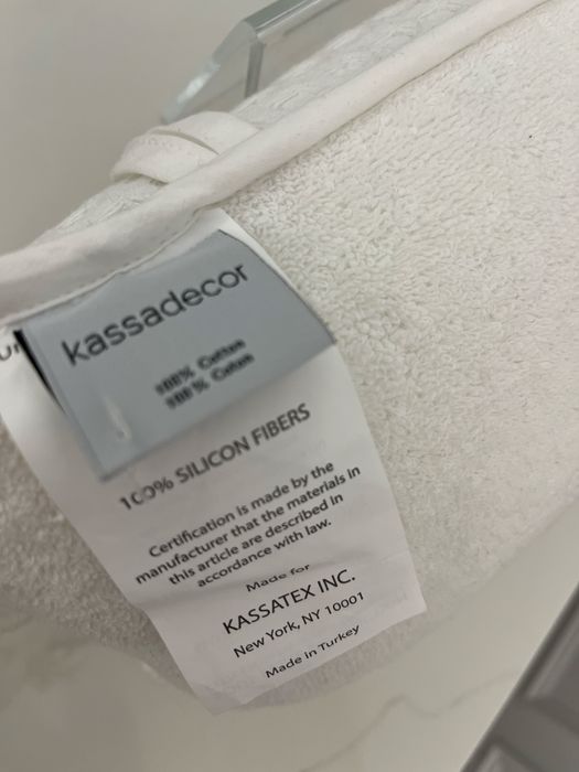 Nowa bawełniana poduszka pod głowę do wanny