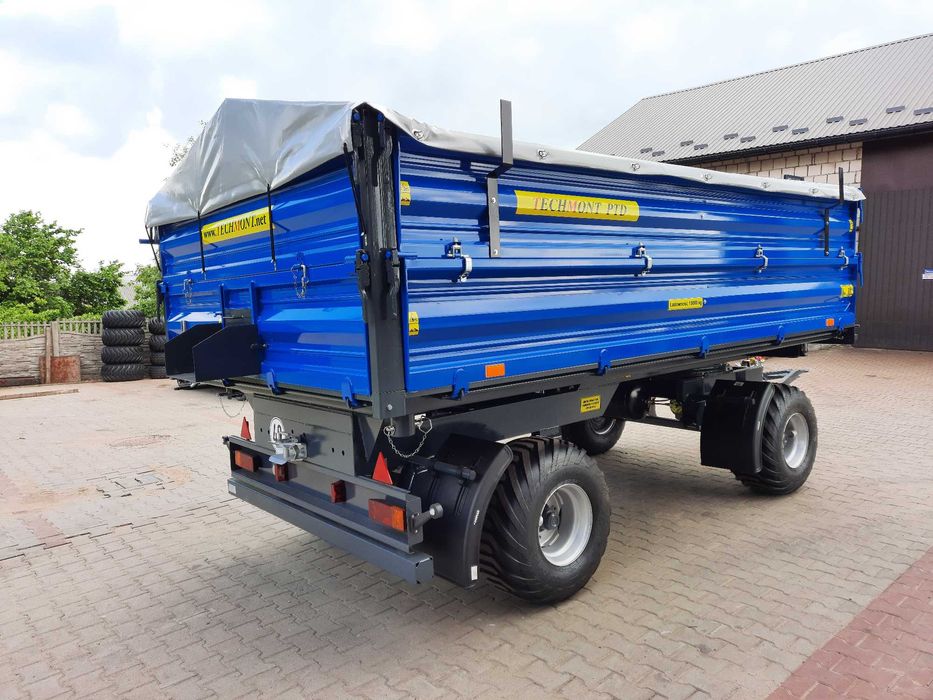 Przyczepa dwuosiowa 8T Paletowa TECHMONT