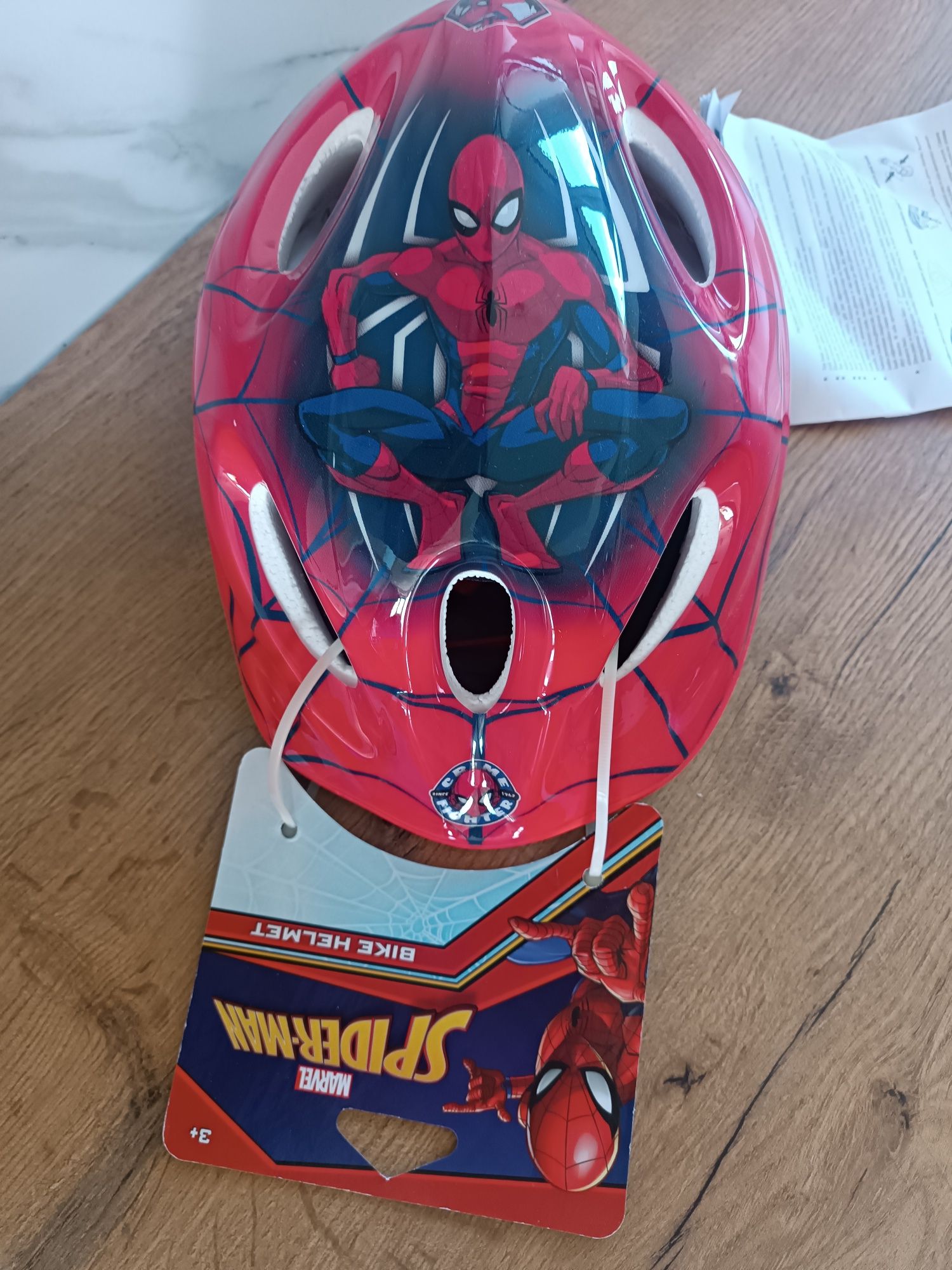 Nowy kask Spiderman 52-56 cm