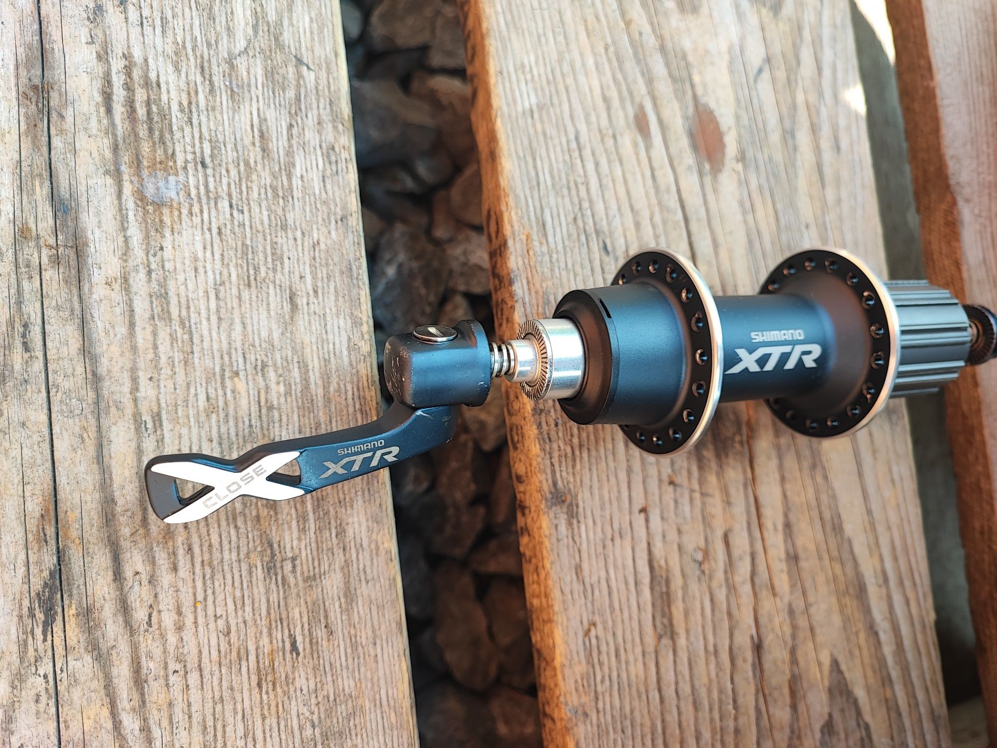 Tylna piasta koła rowerowego Shimano XTR M970 36H retro mtb Deore