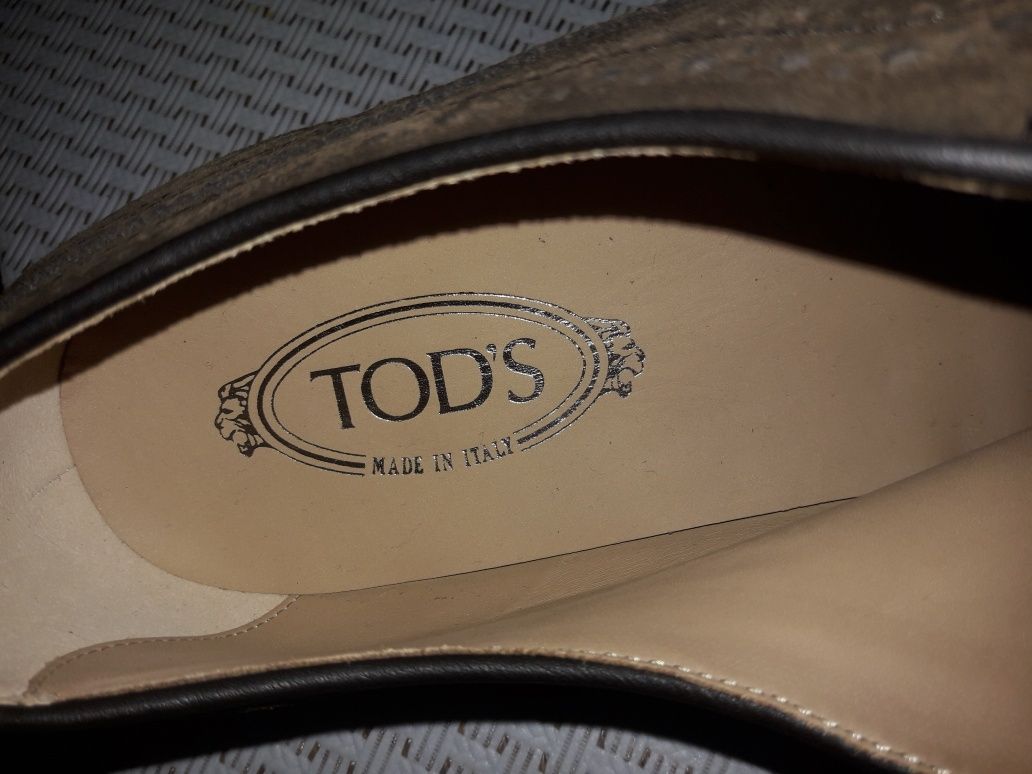 Buty męskie TOD'S rozmiar 10 półbuty