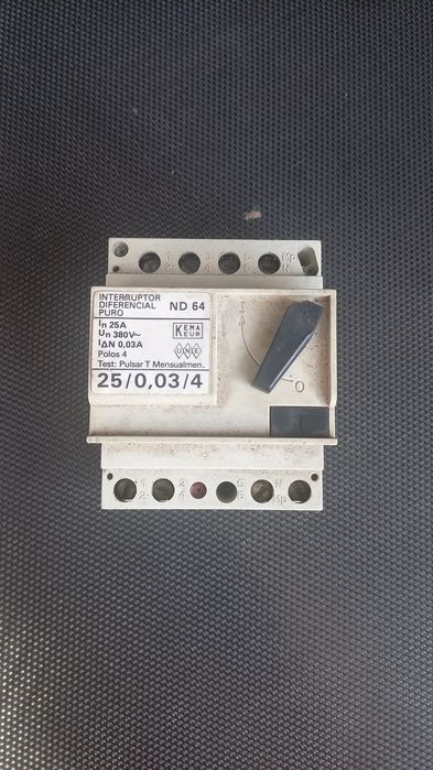 Interruptor Diferencial ND64 – 25A 30mA 4P