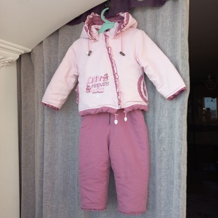 Комбинезон, зимний, куртка, штаны, костюм