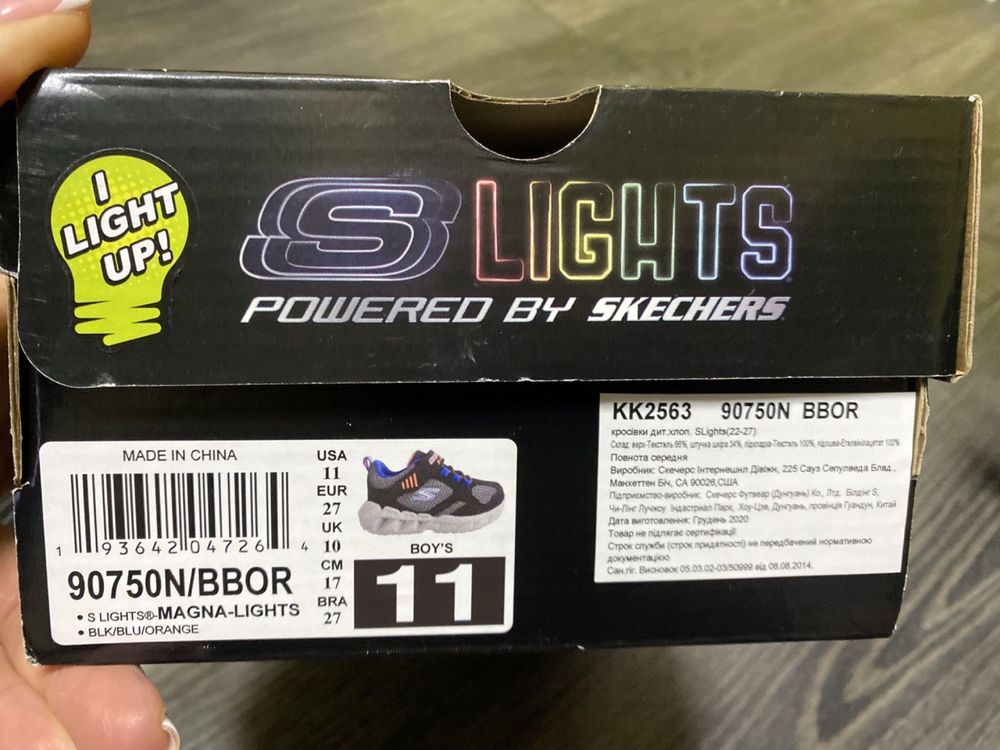 Кроссовки sketchers 27 р