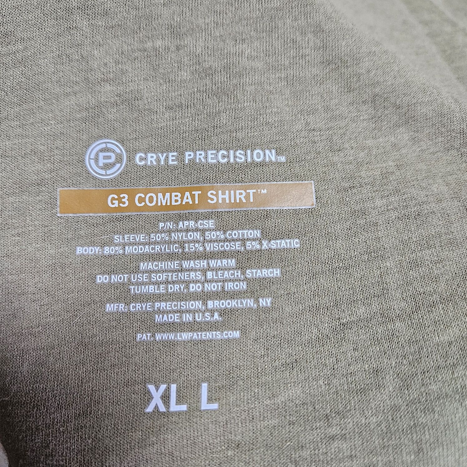 Розмір XL. Оригінальна сорочка CRYE PRECISION G3 COMBAT SHIRT