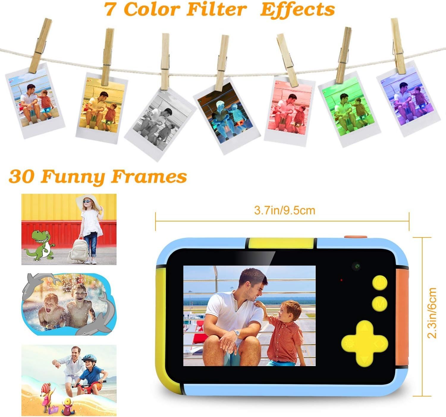 Kamera cyfrowa dla dzieci z 2,4-calowym wyświetlaczem LCD i karta 32G