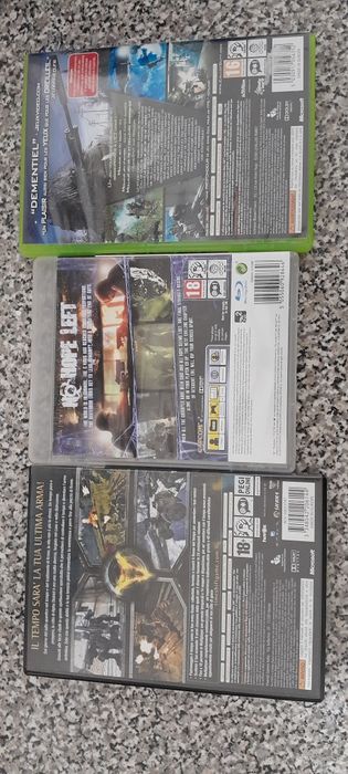 Resident evil 6/Time shift/Call of duty modern warfare 4 Xbox 360/Ps3