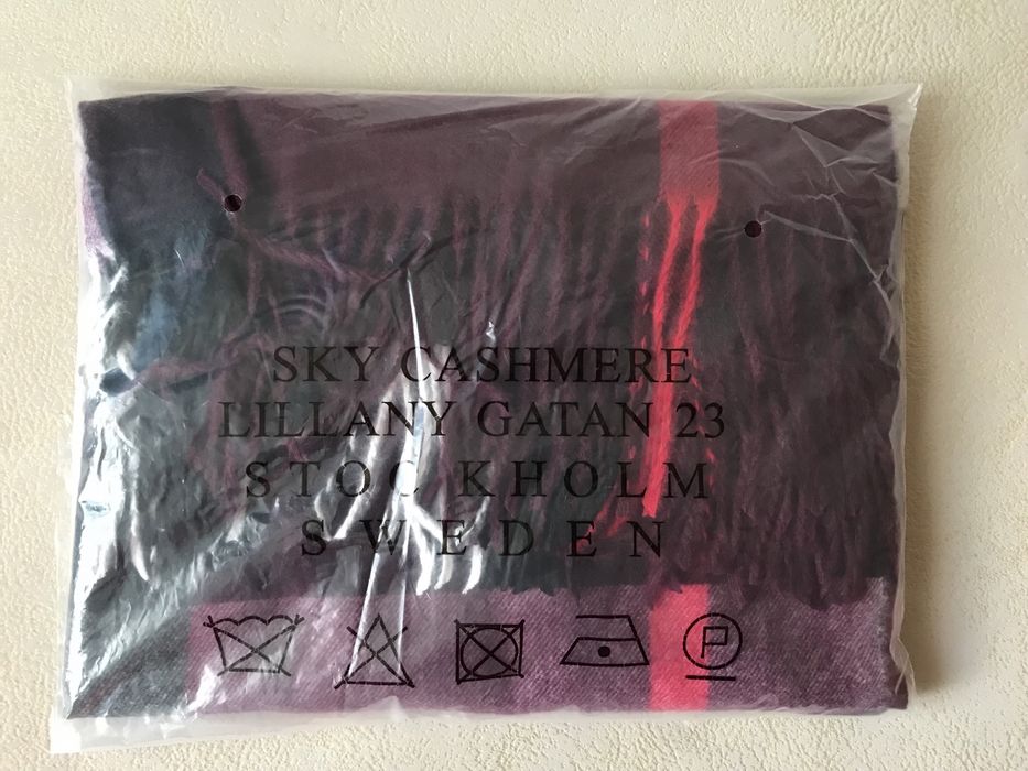 Sky Cashmere шикарний шарф палантин 100% вовна шерсть Virgin Wool