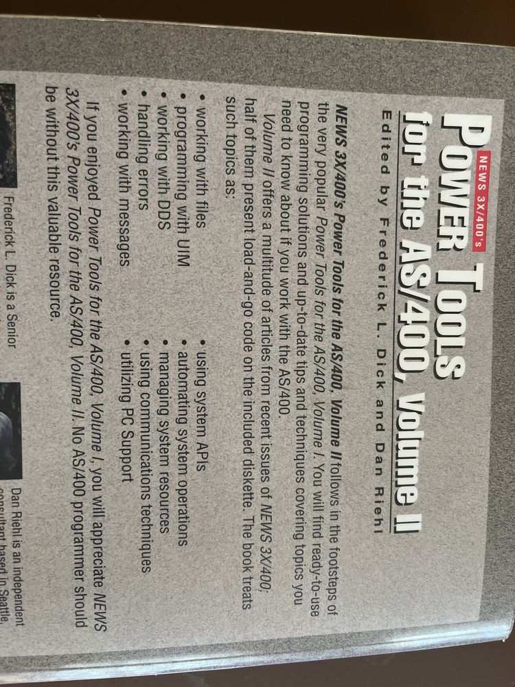 News 3X/400’s Power tools for The AS/400 volume II