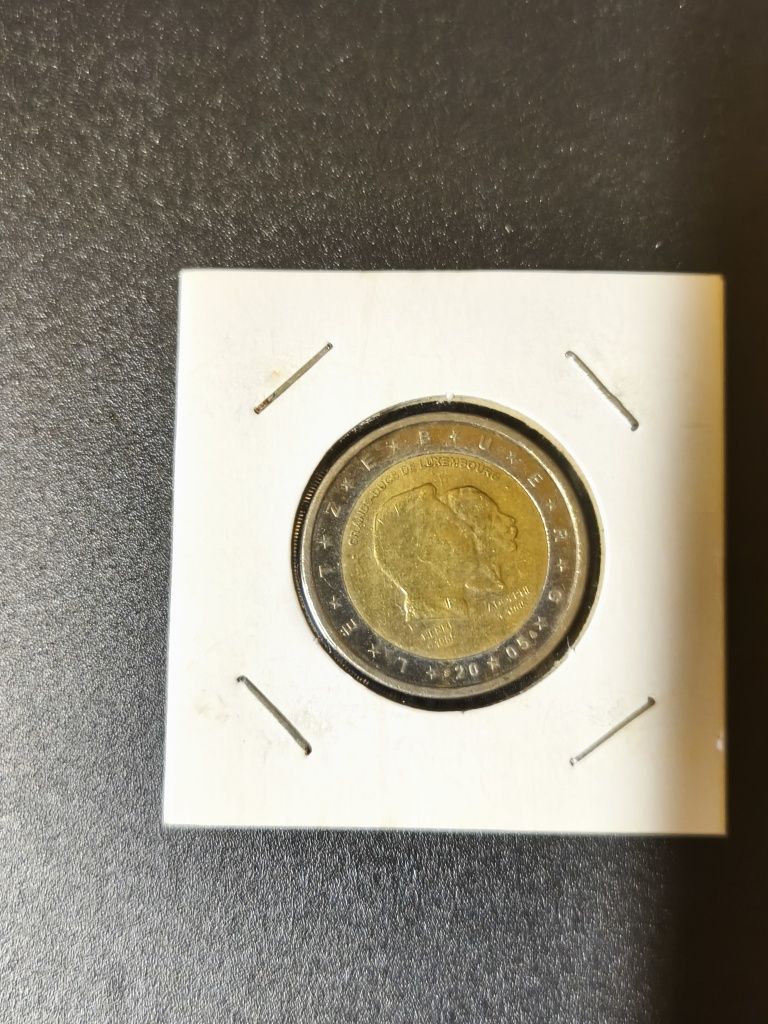 Moeda 2€ grand duque Henri e adolphe 2005