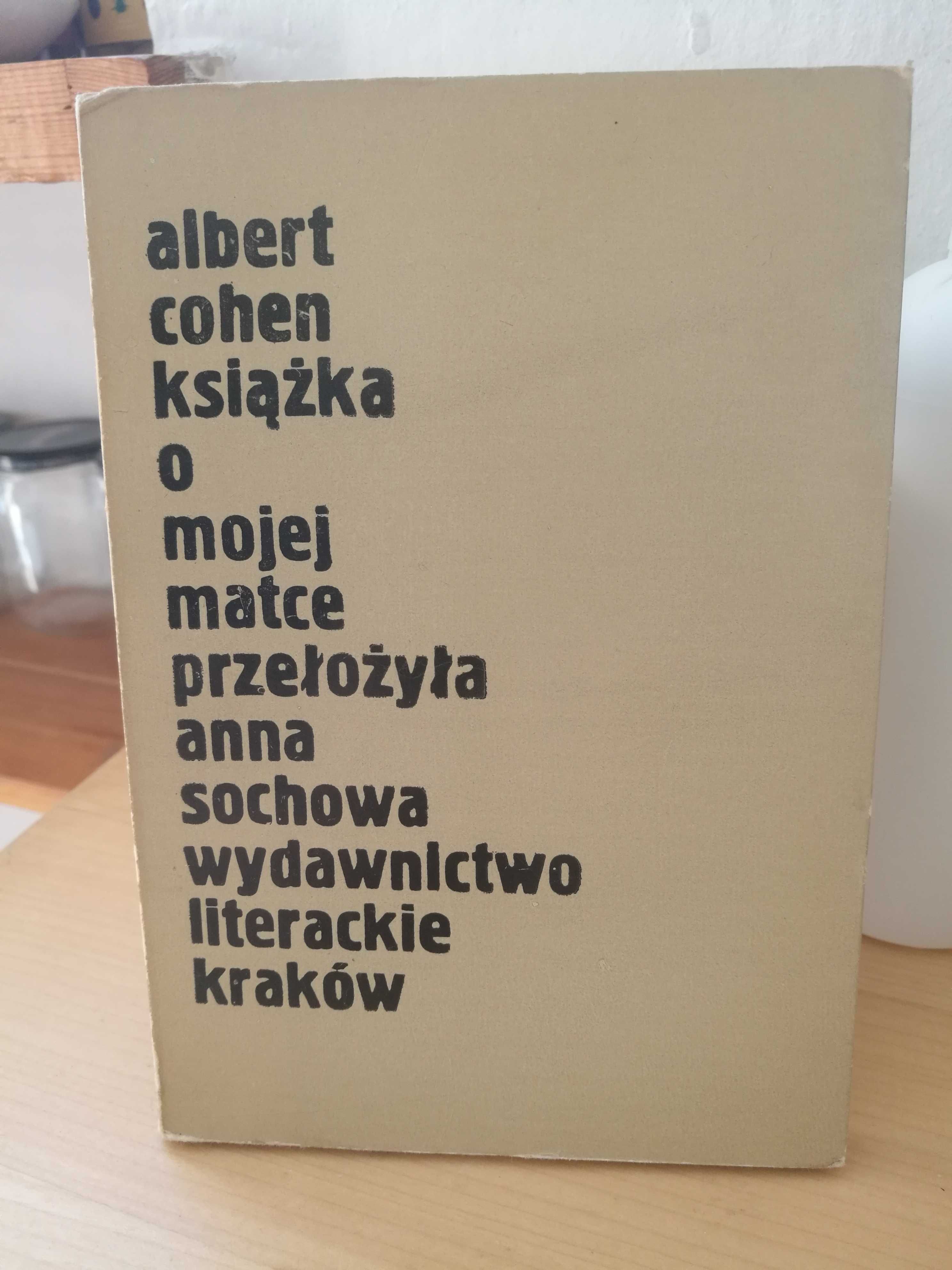 Albert Cohen "Książka o mojej matce"