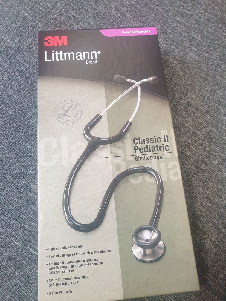 Stetoskop Litmann Classic II Pediatric czarny Nowy