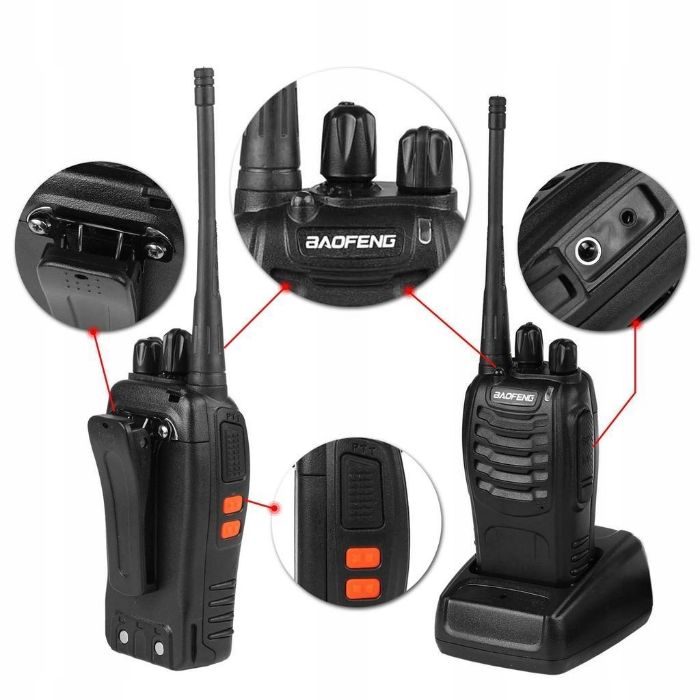 Krótkofalówki Baofeng Walkie Talkie BF-888S HT NOWA WERSJA do 10km