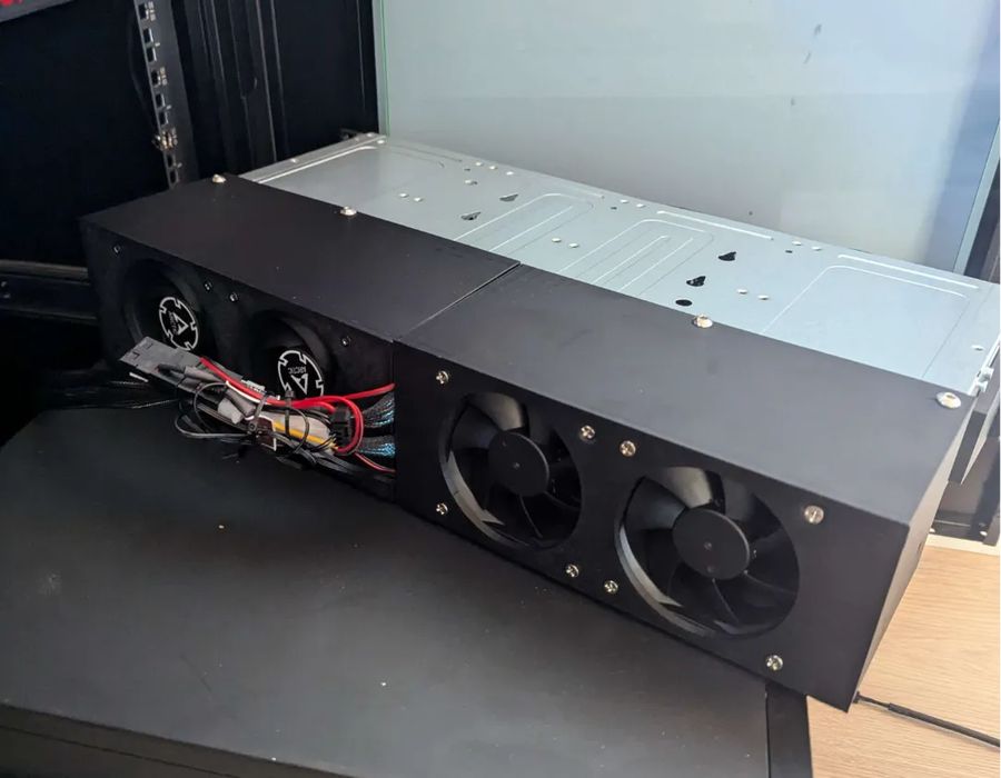 Ventoinha para Caixa 12 Discos Rígidos