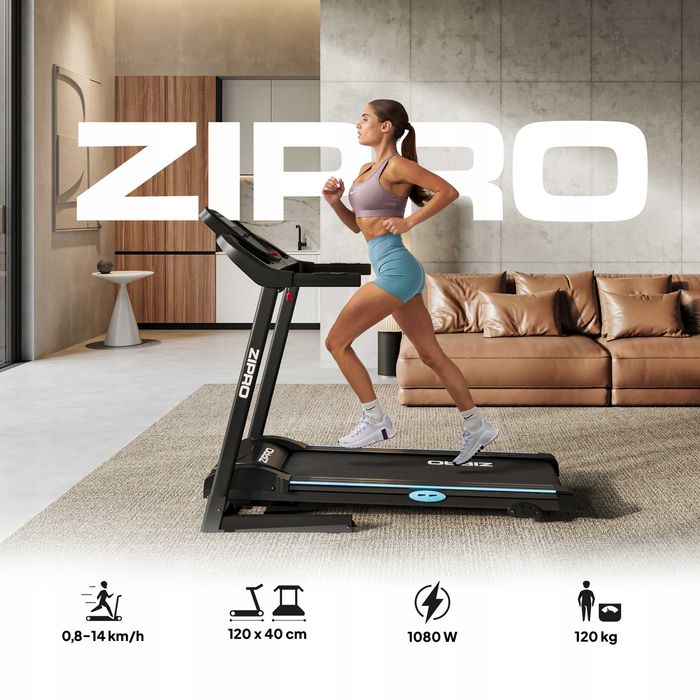 BIEŻNIA Elektryczna domowa Amortyzacja Nachylenie Pasa - Tekno Zipro