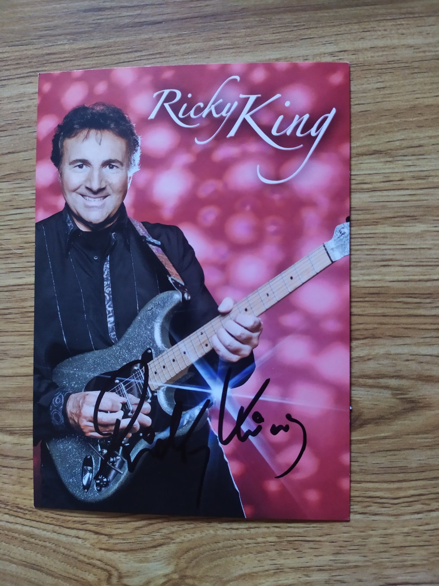 Автограф Рі́кі Кінг — німецький гітарист