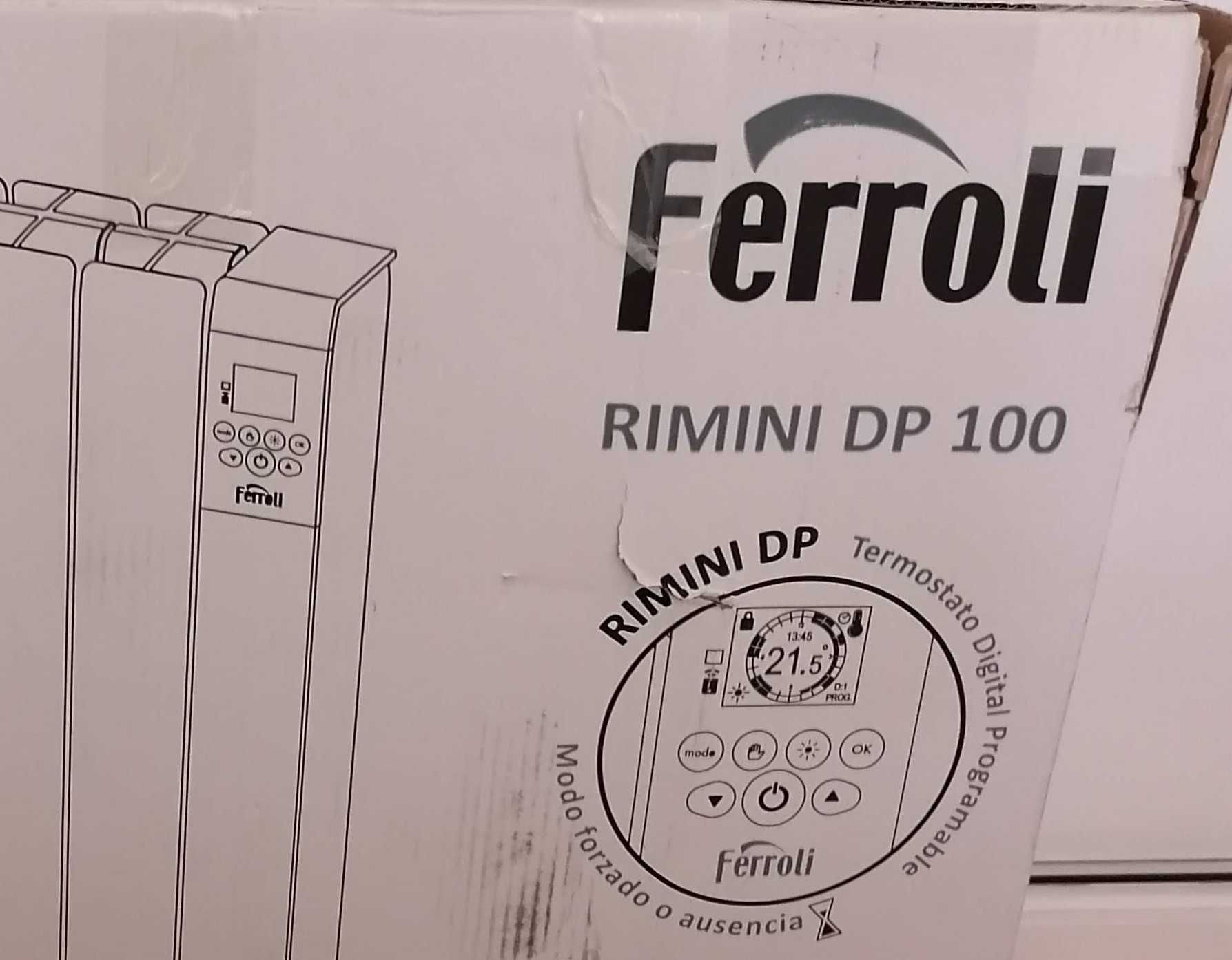 Aquecedor Emisor eléctrico Ferroli RIMINI DP 100 novo sem uso