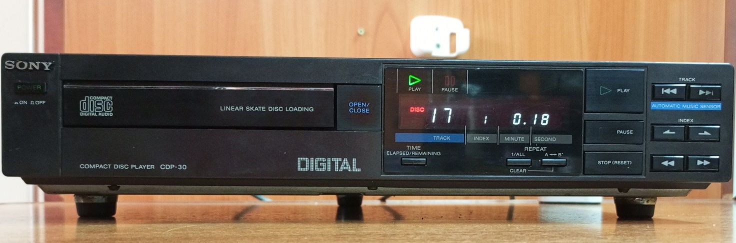 Sony cdp-30 винтажный cd player.