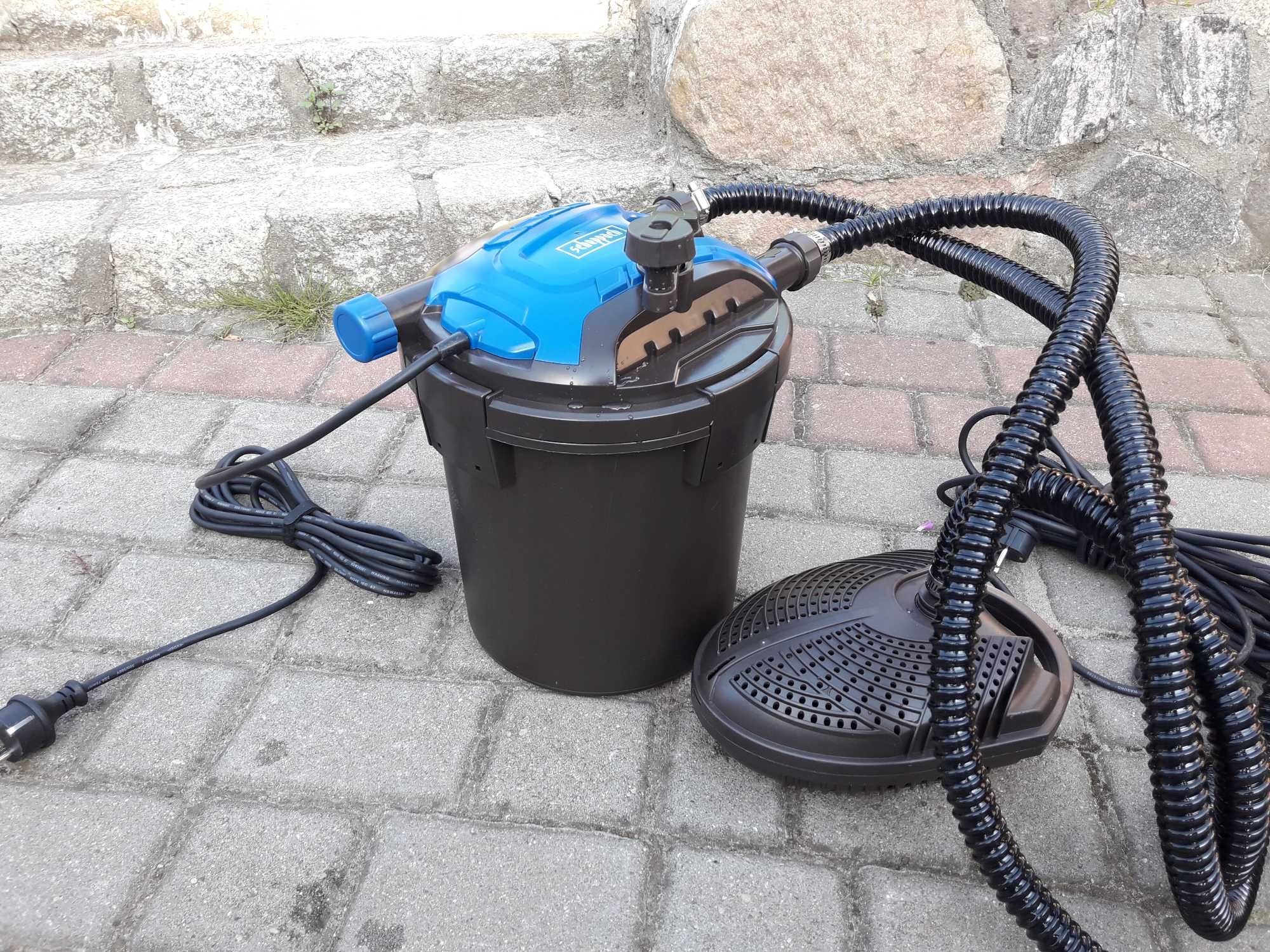 Zestaw Filtrujący Ciśnieniowy do Oczka Wodnego Stawu Scheppach PFS8000