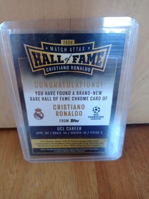 Carta Match Attax 24/25 Crisriano Ronaldo