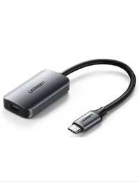 Переходник Ugreen кабель USB 2.0 Type-C-Mini DP 4K 60Hz 10 см Gray