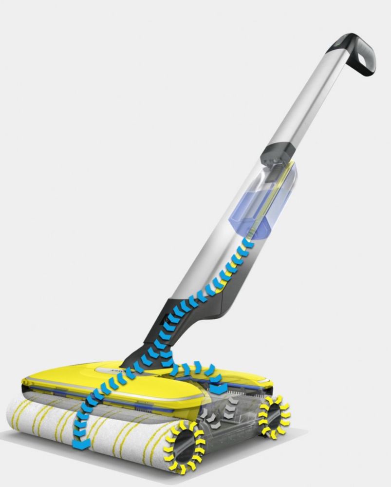 Моющий аккумуляторный пылесос Karcher FC 7