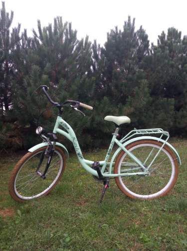 Rower damka 26" kolor mietowy