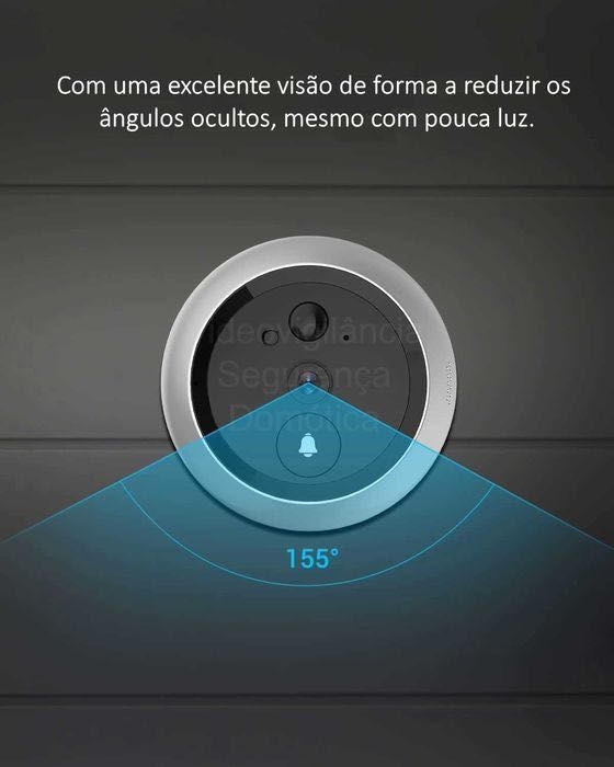 Vídeo porteiro * WiFi * FullHD * Com monitor de 4,3 polegadas