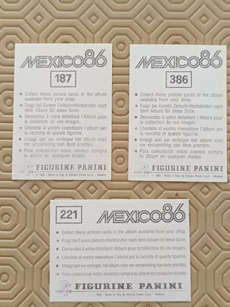 Cromos México 86