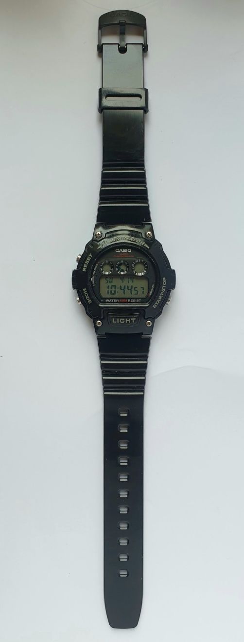 Zegarek Casio W-214HC moduł 3225 timer alarm chronograph