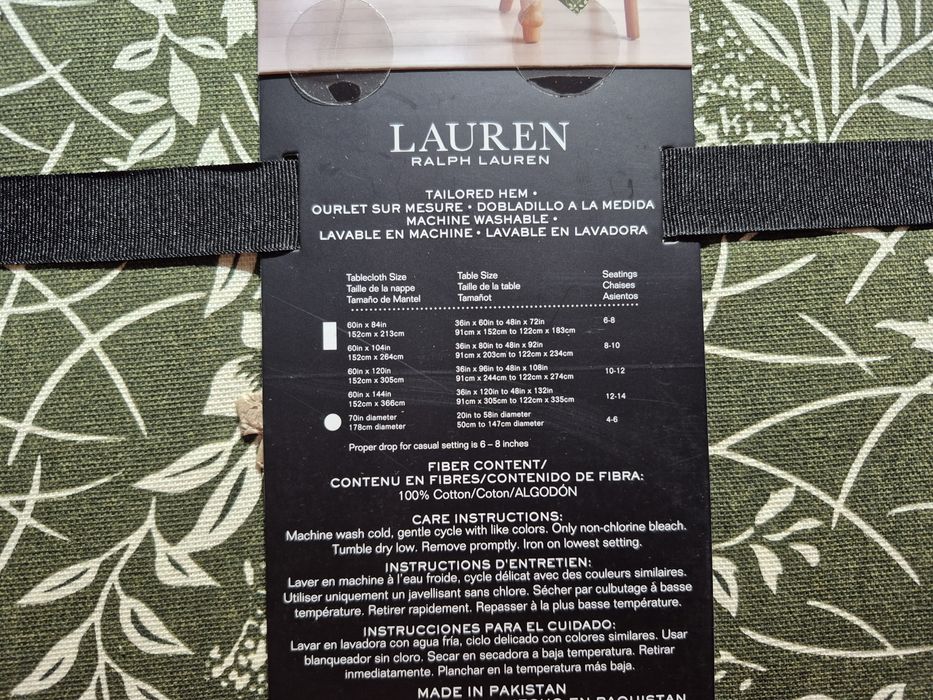 Obrus Ralph Lauren Home 152 x 213
