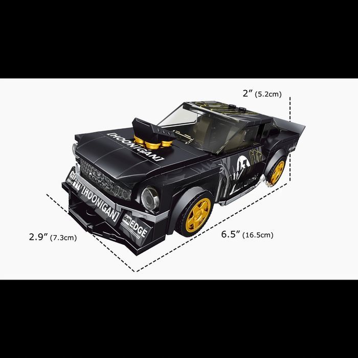 Klocki 408 el. Mustang sportowy gablota Mould King 27024