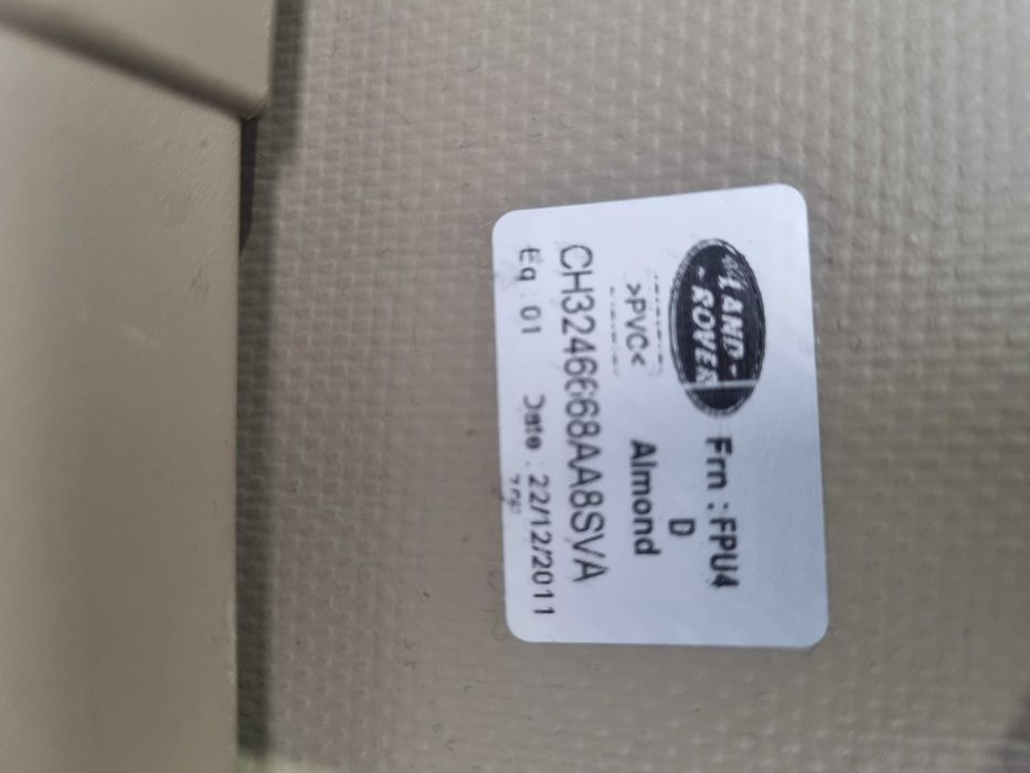 Chapeleira cortina Land Rover Range Rover