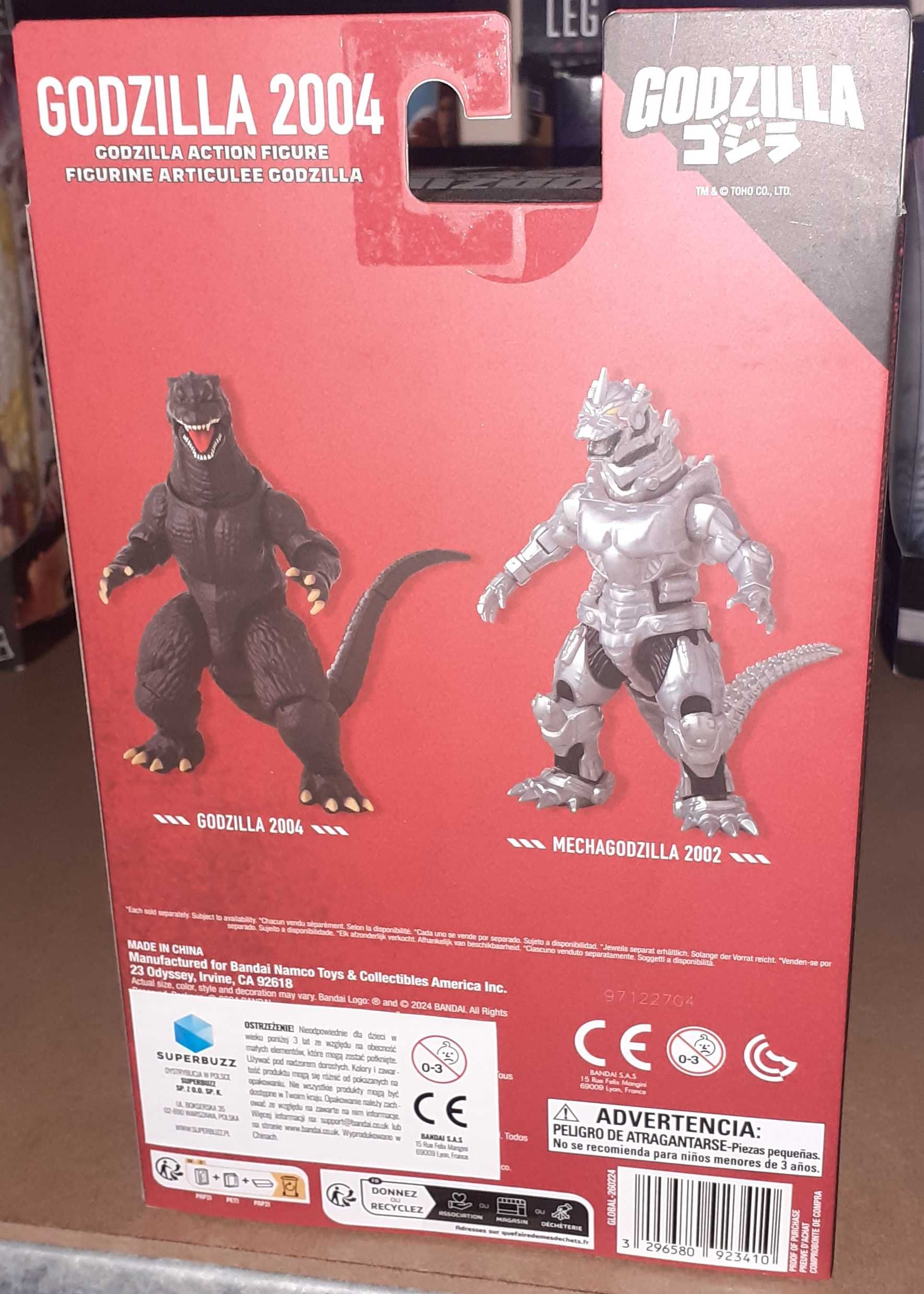 GODZILLA Figurka 16 cm Godzilla (2004) Bandai Tamashii Nations