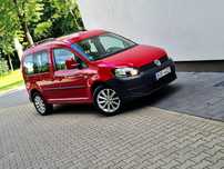 Volkswagen Caddy Benzyna 7osób tempomat klima hak orginał!