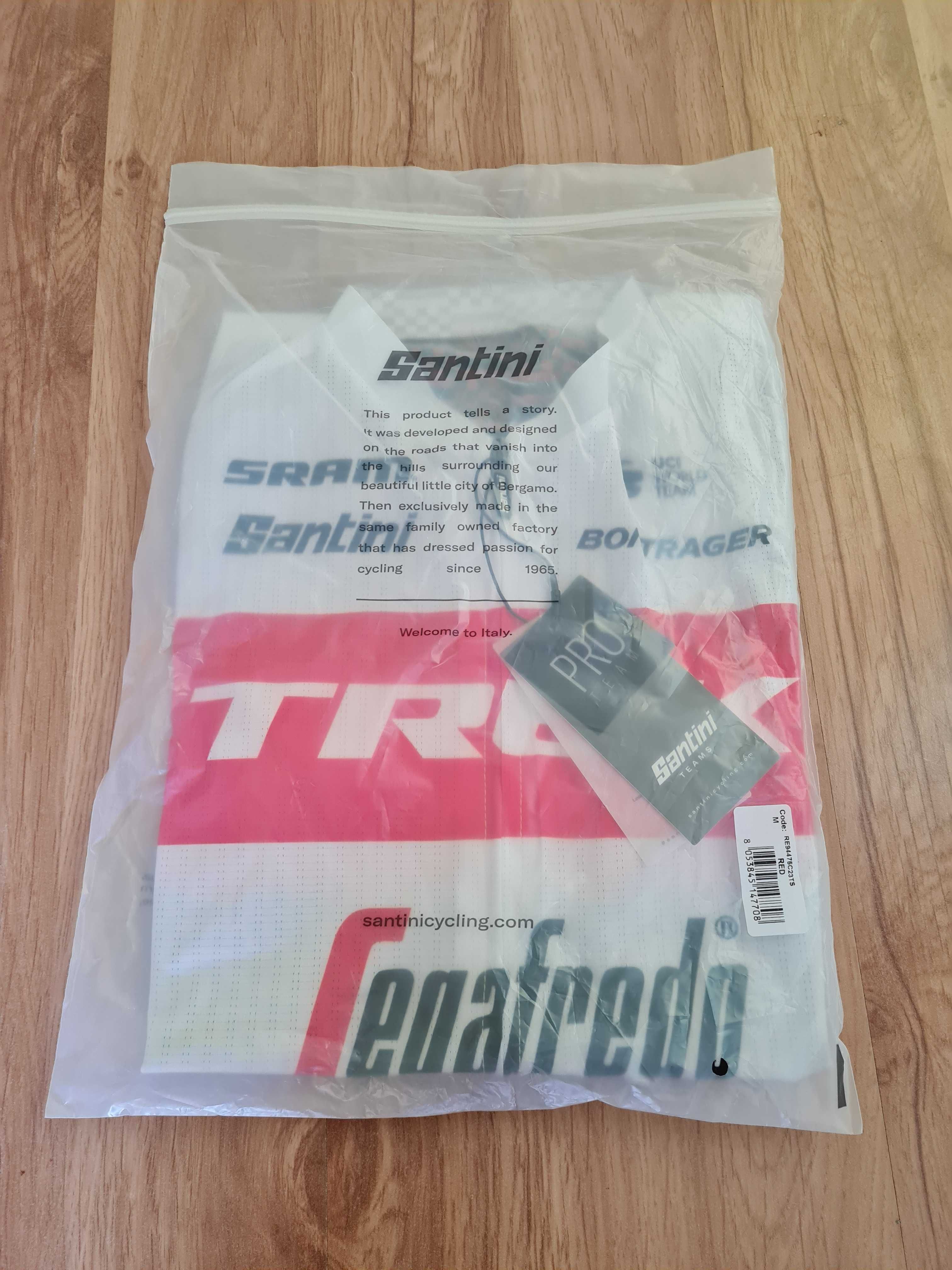 Trek Pro Team Segafredo Santini koszulka kolarska rowerowa  teamowa or