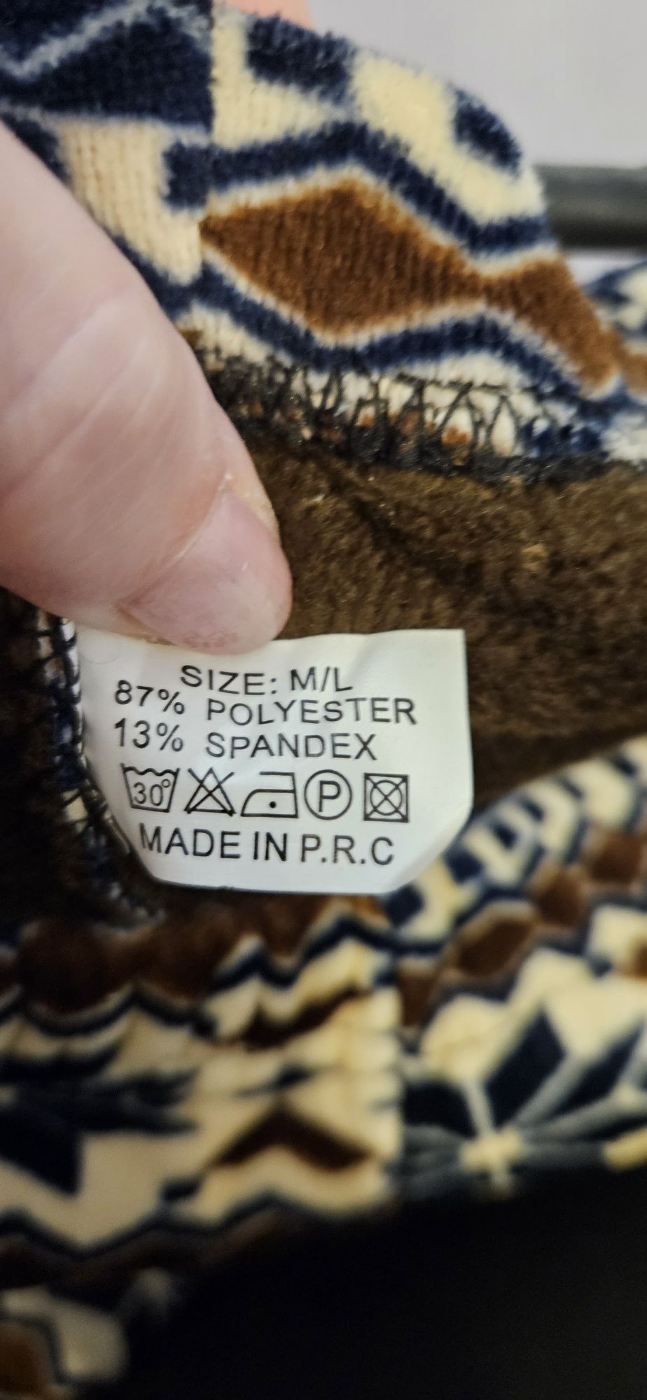 Legginsy wzorek, r.M/L