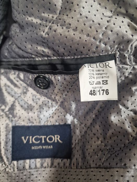 Wełniana kurtka męska z kaszmirem nowa Victor's Men