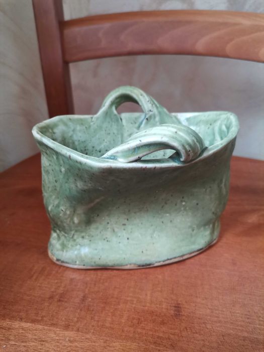 Ozdoba ceramiczna - torebka