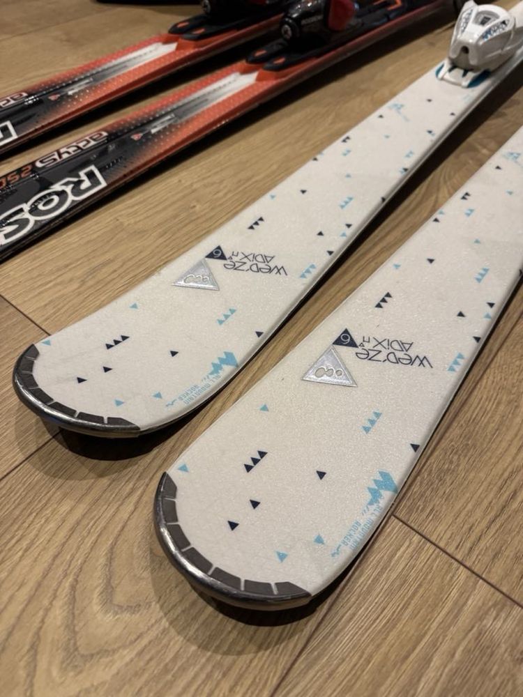 Skis Rossignol 162/Adix 148 + botas de ski + bastões