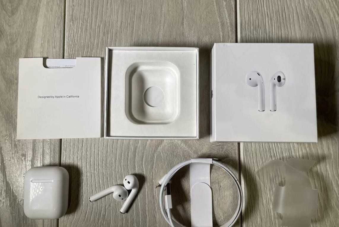 AirPods 2 1в1 Lux Навушники Бездротові +чохол