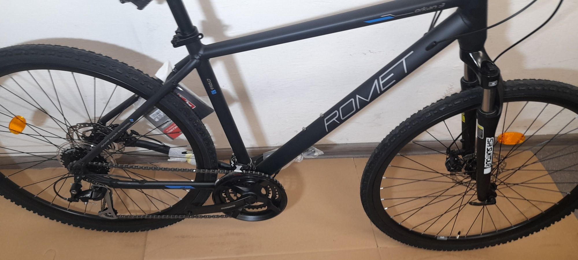 Rower Romet Orkan 3M czarno-niebieski-WYPRZEDAŻ